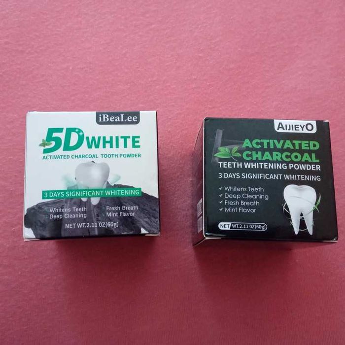 Węgiel aktywny do wybielania zębów 2x60g