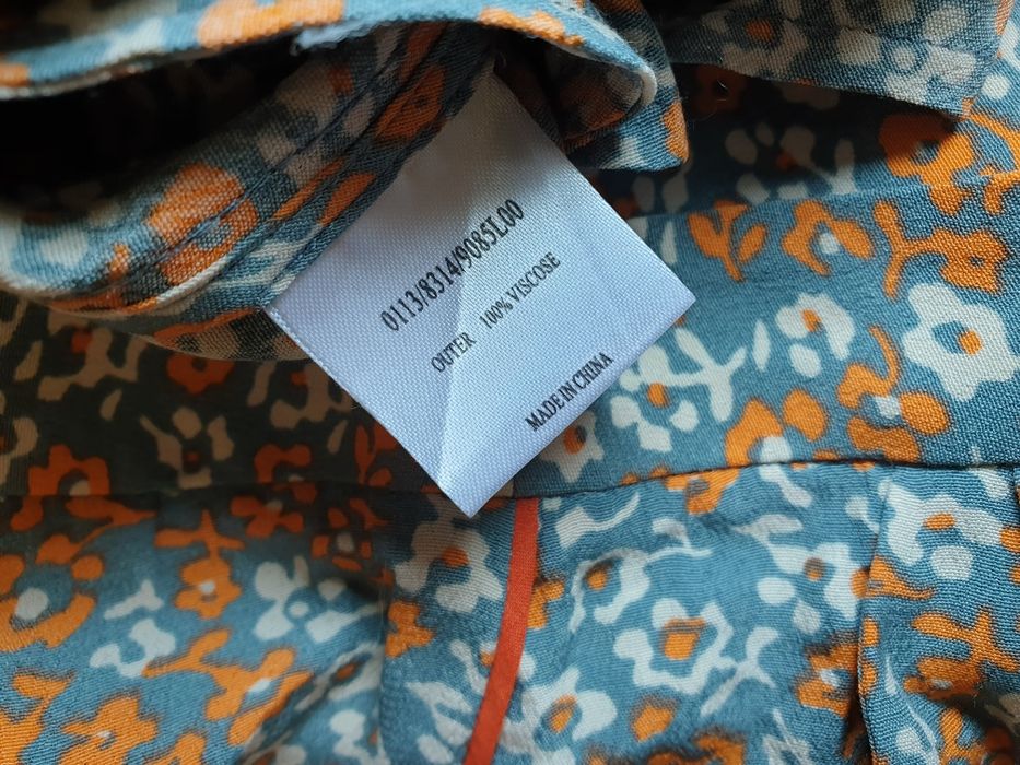 Летние женские брюки из вискозы в цветочный принт