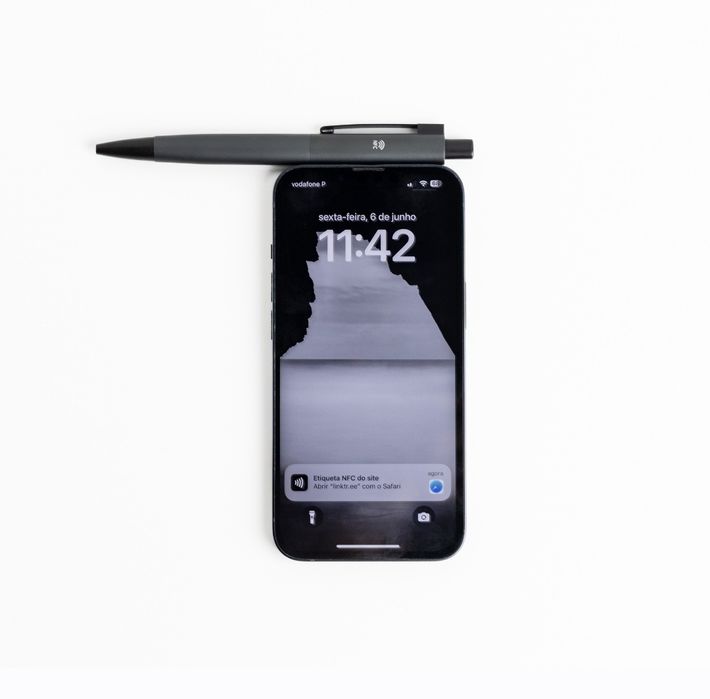 Esferográfica NFC Personalizável – Pré-venda Exclusiva