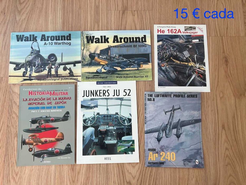 Aviação. Aviões militares. Military Aviation. Livros. Books.