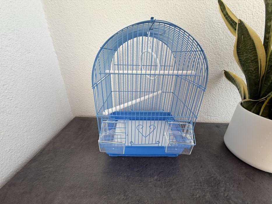 Gaiola pássaro como nova.