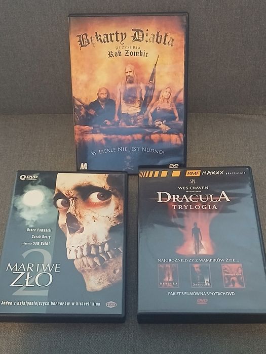 Bękarty Diabła + Martwe Zło 2 + gratis trylogia Dracula