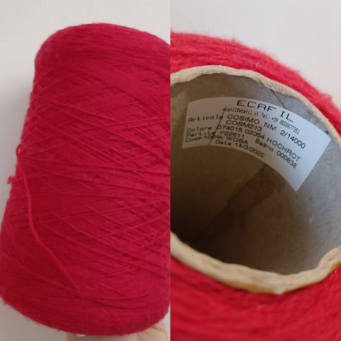 Пряжа Італія Меринос на бобінці