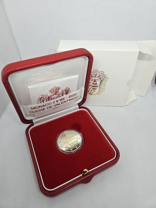 Moeda 2 EURO Monaco 2026 Duche de valentinois