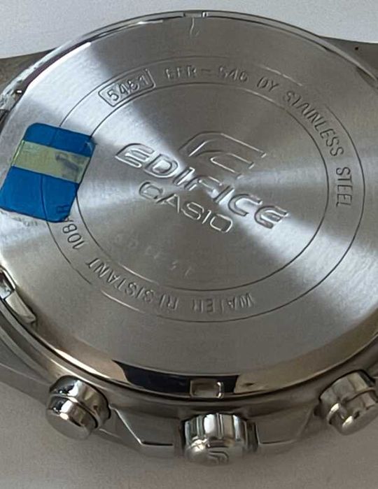 Casio Edifice EFR-546 DY 5451, stan bdb, nowa bateria + zapas!
