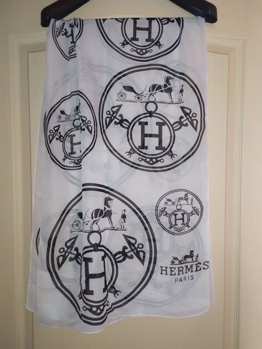 640Красивые шарфы Hermes