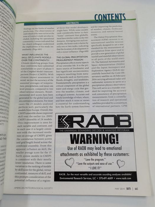 BAMS - Bulletin of The American meteorological society

Volume 95 Numb