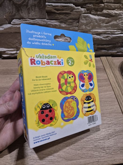 Puzzle Czuczu "Układam robaczki" +2