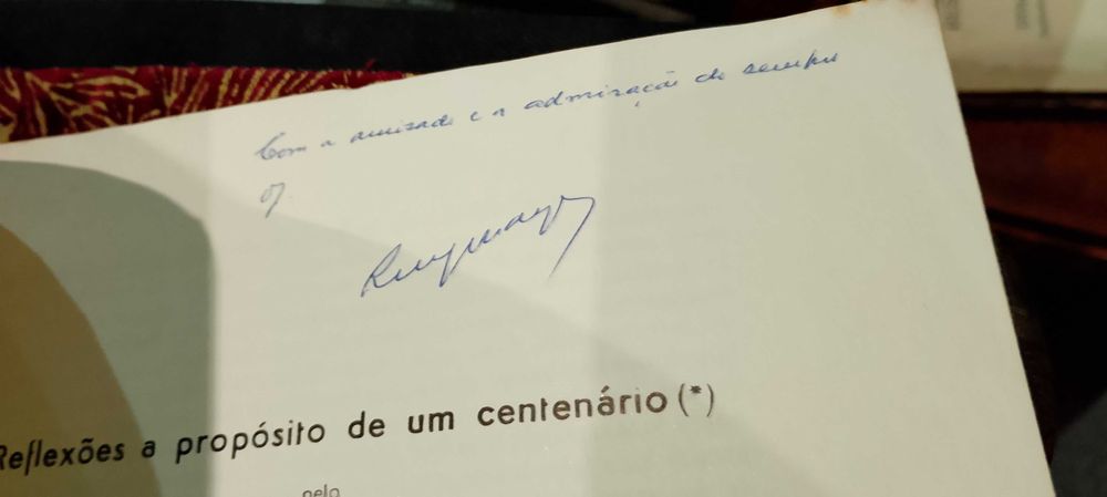 Reflexões a Propósito de um Centenário 1954 Ruy F. Mayer