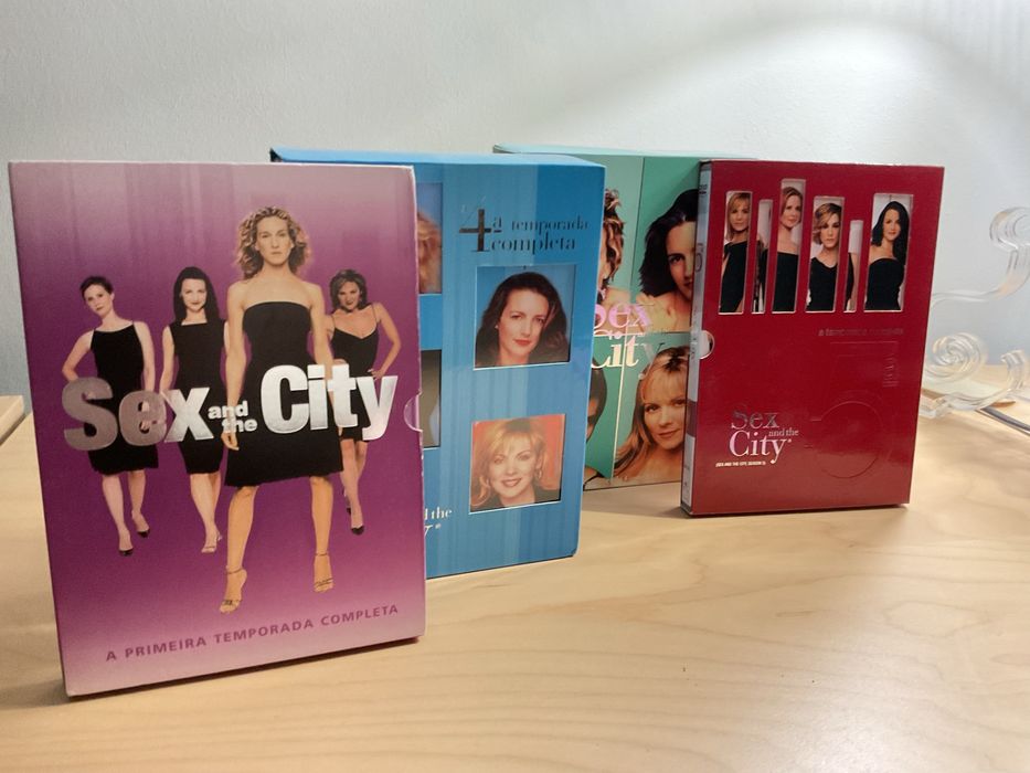 1, 3, 4 e 5 temporada do Sex and the City