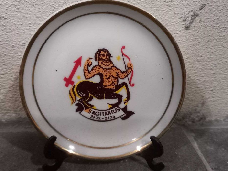 prato decorativo : signo sagitário
