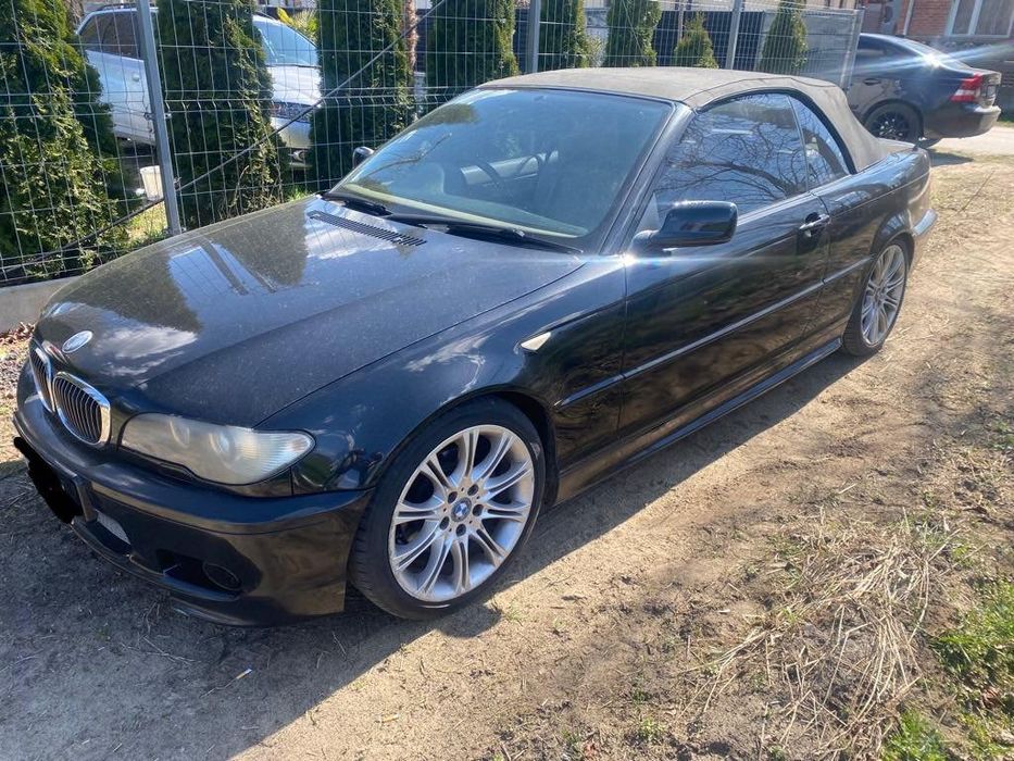 BMW E46 325i cabrio coupe lift 475 Black sapphire cała na czesci