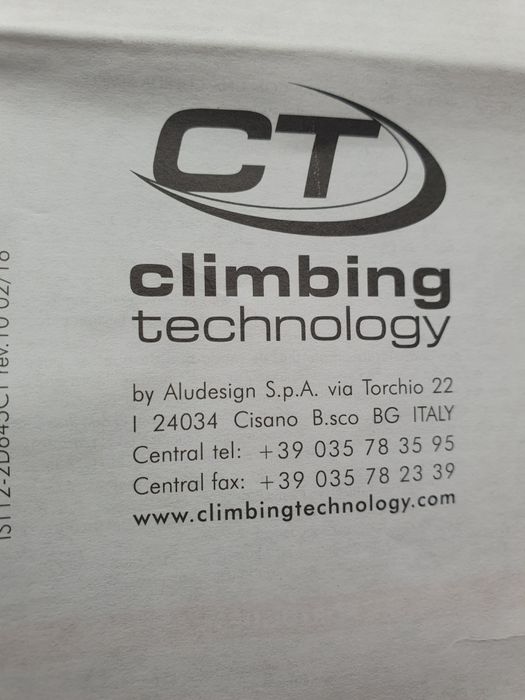 Przyrząd półautomatyczny Climbing Technology Click Up+ oryginalny karabinek HMS
