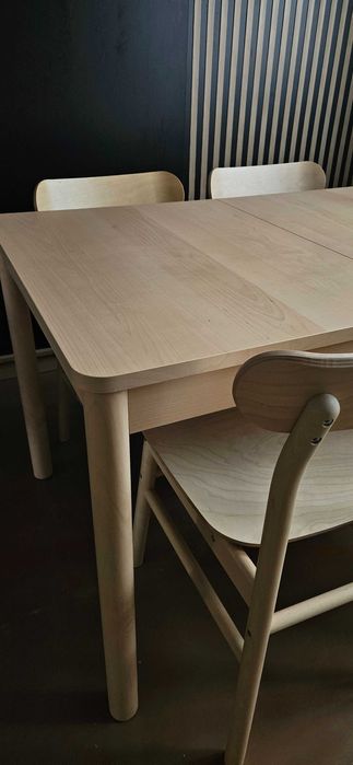 RÖNNINGE/RÖNNINGE stół i 4 krzesła 118/173