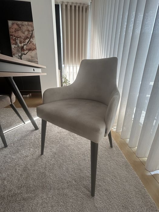 Sala de Jantar Antarte Oslo | Mesa Extensível + 6 Cadeiras + Aparador