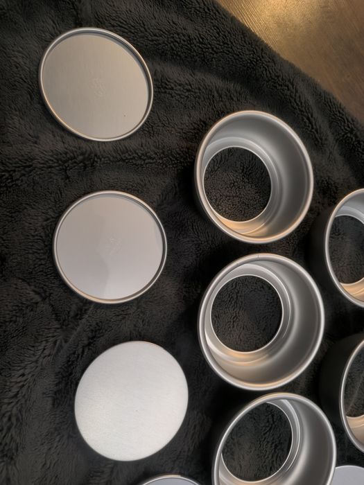 Zestaw 5 okrągłych form do pieczenia z wyjmowanym dnem