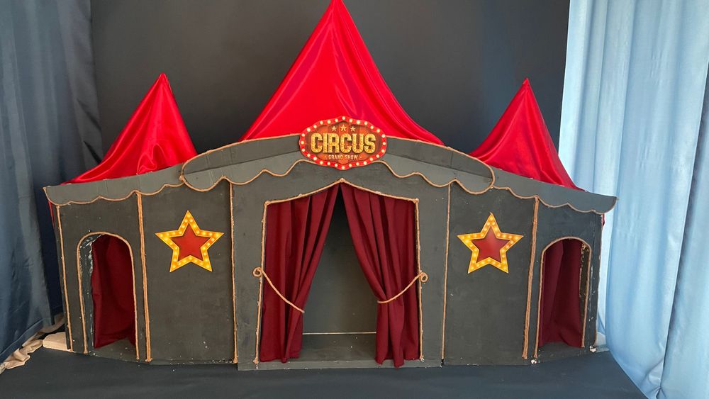 Cenário de Natal - circo de Natal