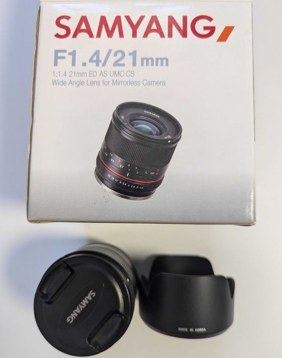 Samyang(Rokinon) 1.4 21mm ED AS UMC CS для fujifilm