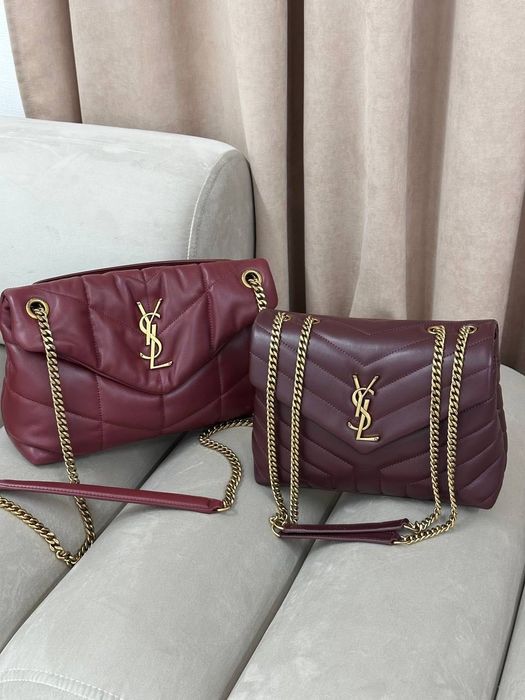 Torebka Burgundy YSL! Bordo,czekoladowa! Premium