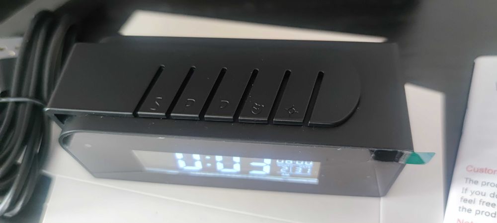 camera wifi em relogio de mesa APP telemovel tuya Android ios full HD64284480968707124