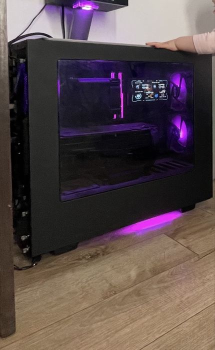 Корпус ПК nzxt s340 Razer Edition ( custom RGB )