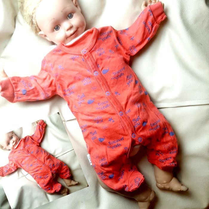 Zestaw roz 56/62 6 sztuk pajacyki mega paka komplet dla chłopca wypraw