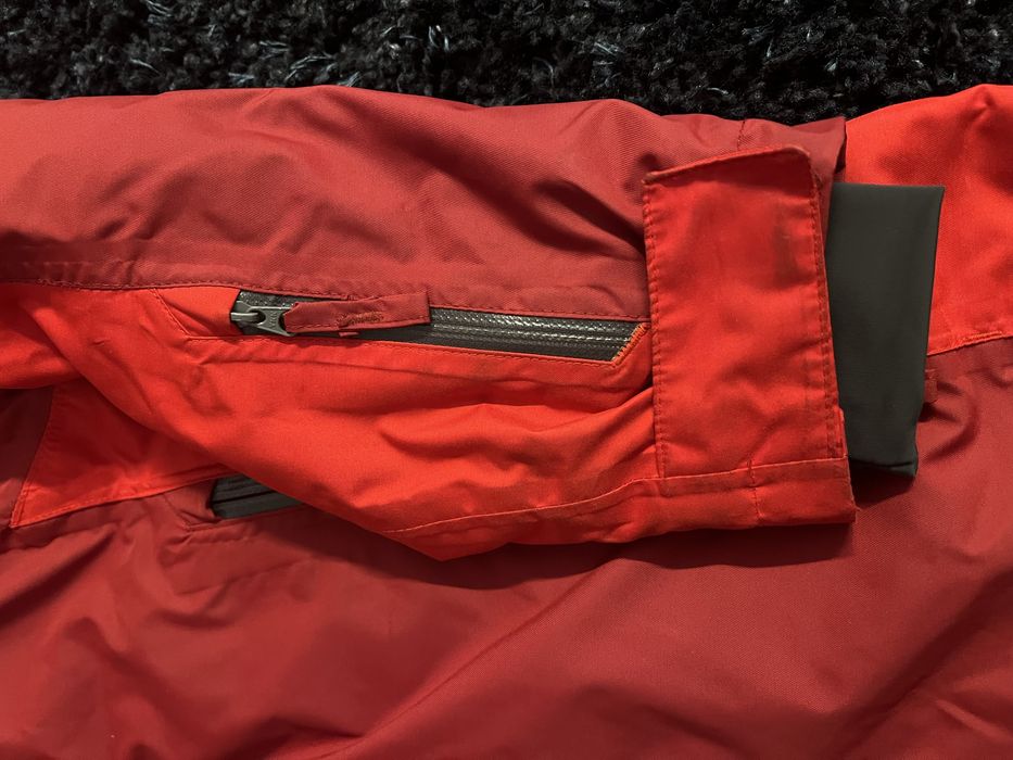 Casaco de Ski quente e impermeável criança 6-14 anos, SKI 500 vermelho