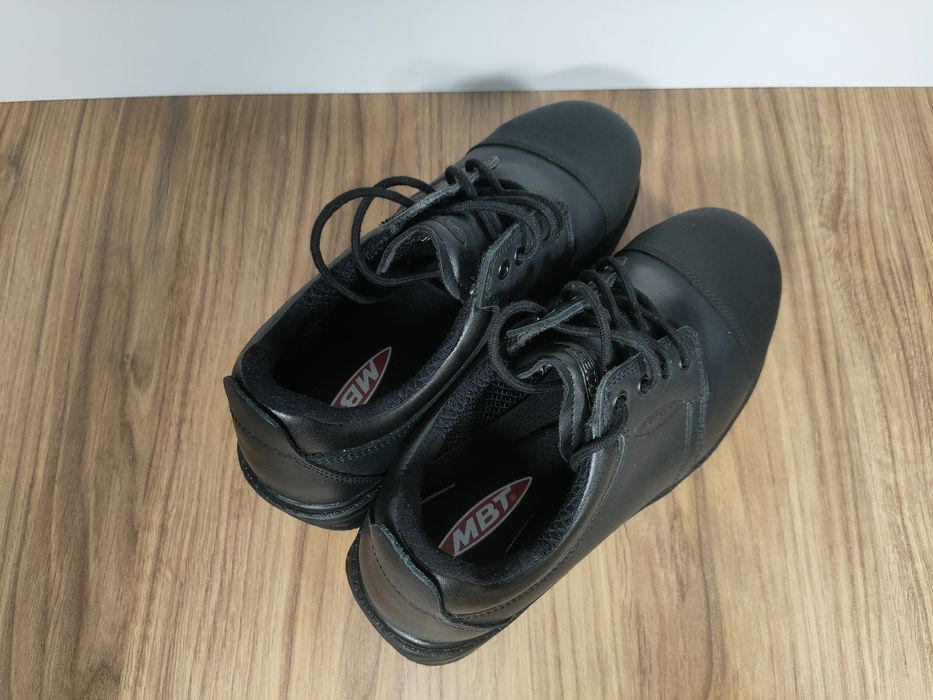 Buty Mbt skórzane korygujące zdrowotne czarne r. 39 25,7cm