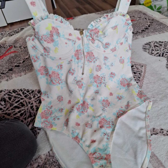 Body w stylu retro w kolorze ecru River Island