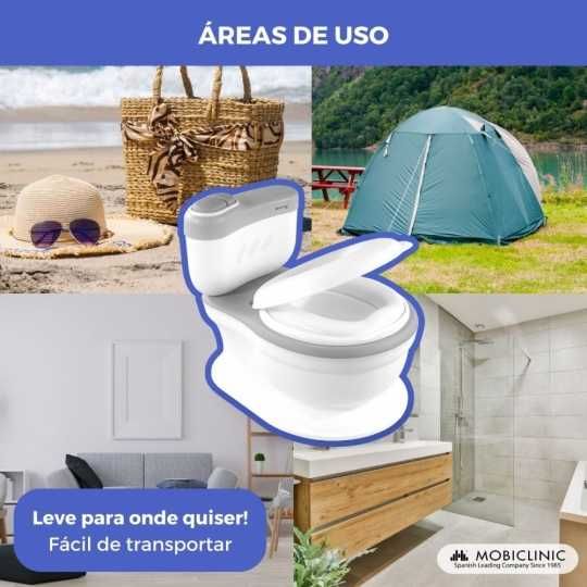 Banheiro infantil Toikid, Com som, Balde removível, 1 a 6 anos
