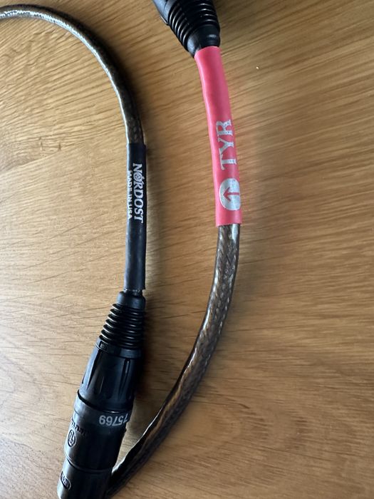 Nordost TYR XLR 0.6m interconnect, stan idealny, pudełko