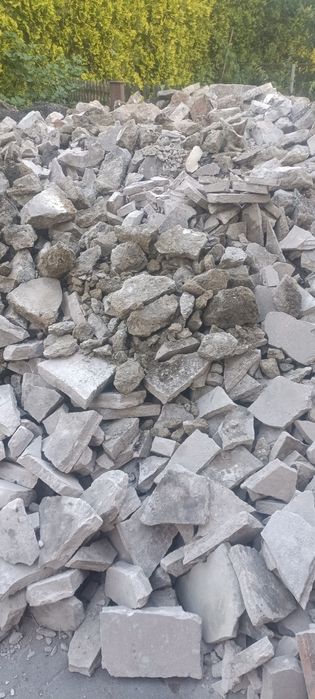 Czysty gruz betonowy