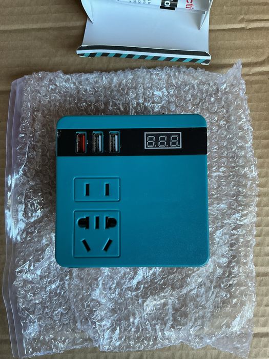 Адаптер інвертор 18V-21V на 220V та USB (під акумулятор) новий