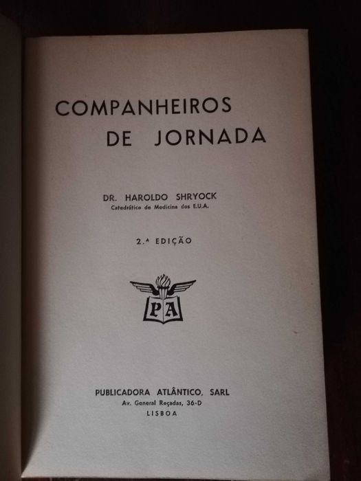 Companheiros de jornada – Dr. H. Shryock