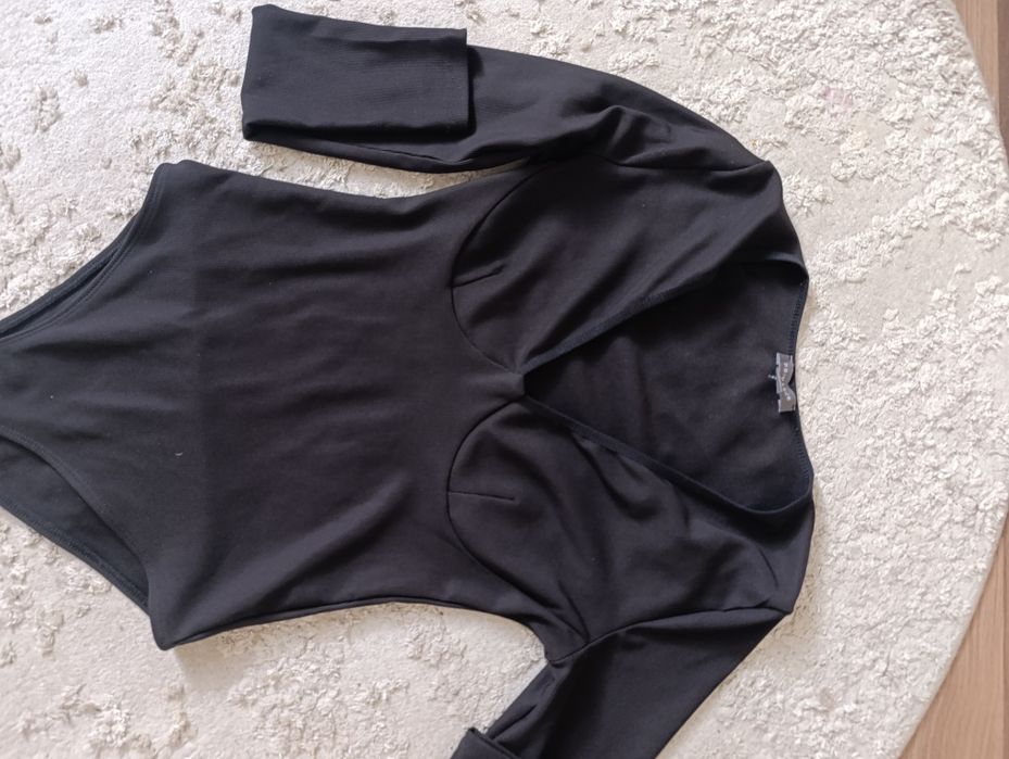 Body bluzka prążkowana  elegancka s m