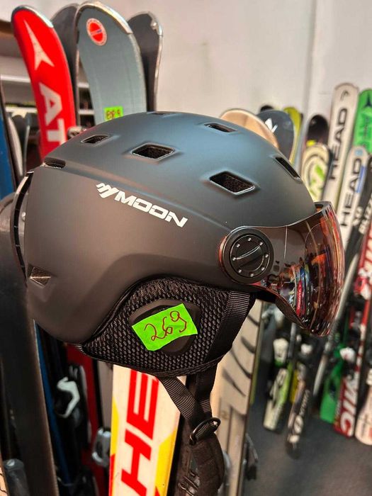 Nowy kask narciarski z przyłbicą- L- 269 zł/ Sklep-Serwis- Wypożycz