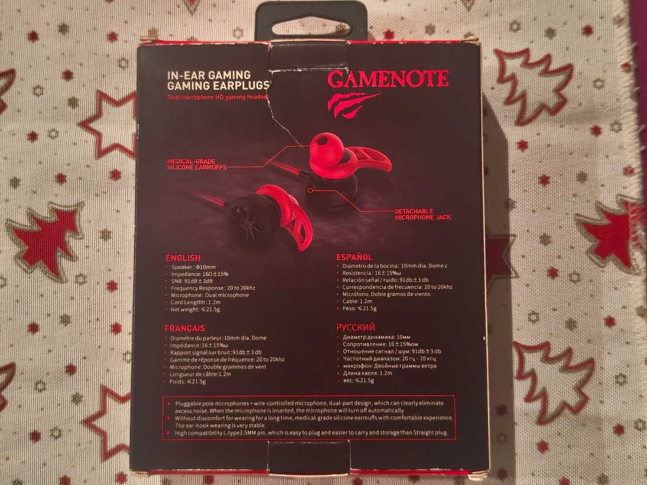 Auriculares Com Fios Gaming Com Micro