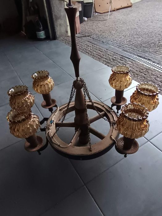 Candeiro rustico preço negociável