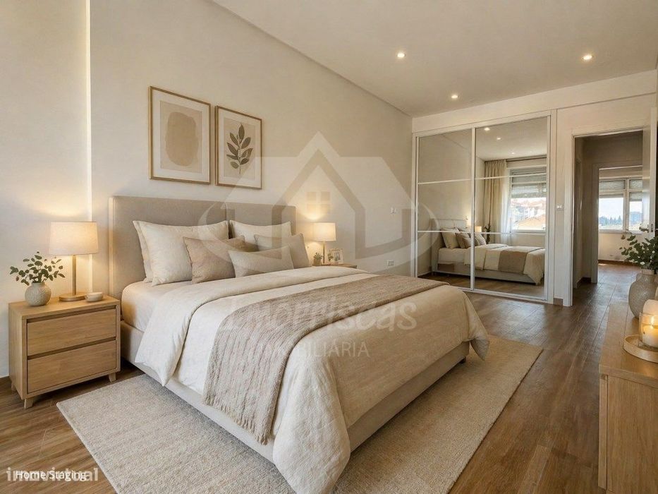 Apartamento T2 totalmente remodelado, localizado em Vialonga