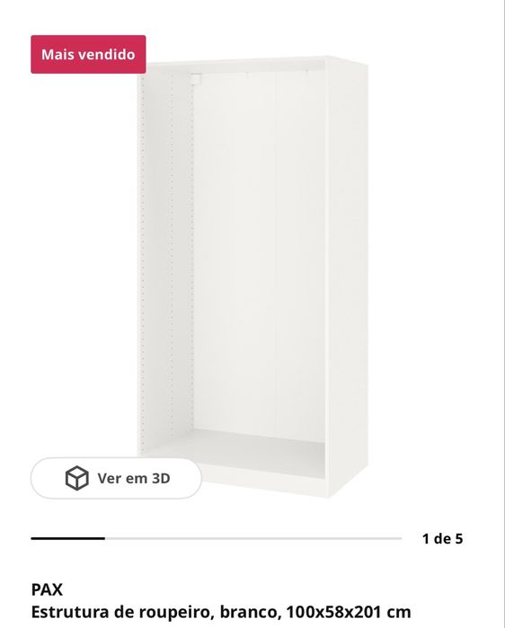 Armário ikea pax - quase novo