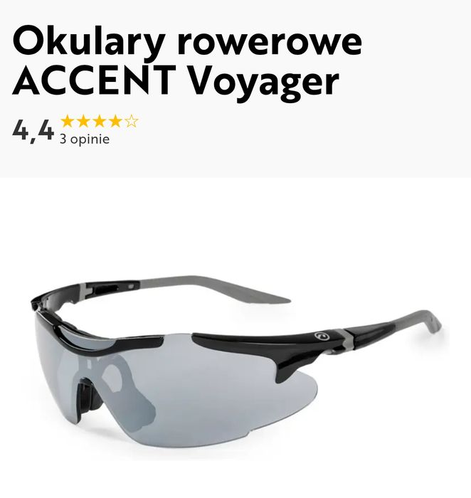 Okulary sportowe/rowerowe Accent