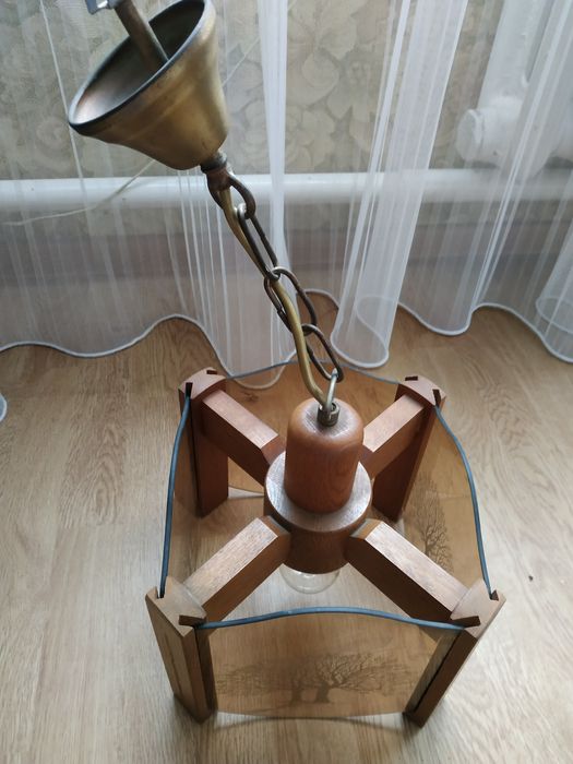 Вінтажна підвісна лампа 70-х років.