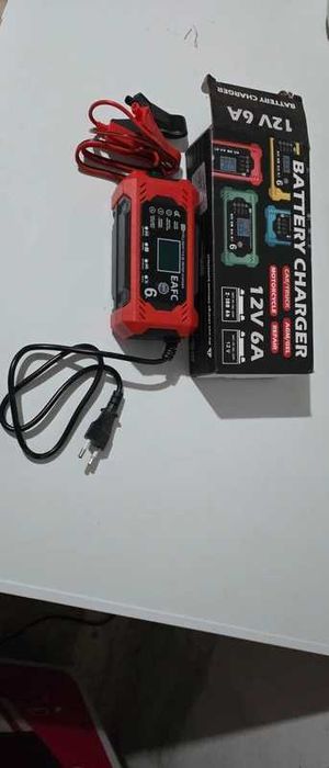 Carregador de Bateria 12V 6A