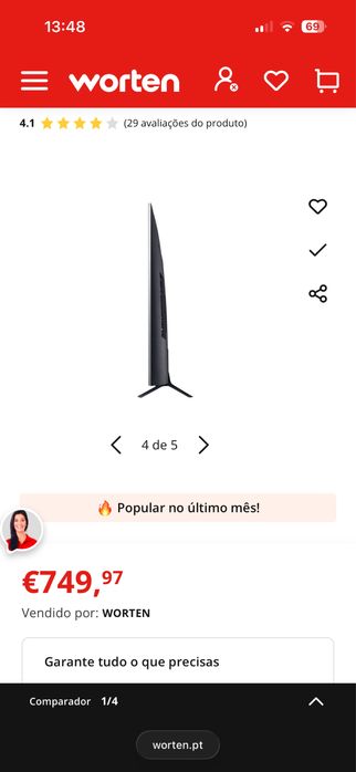 Televisao samsung