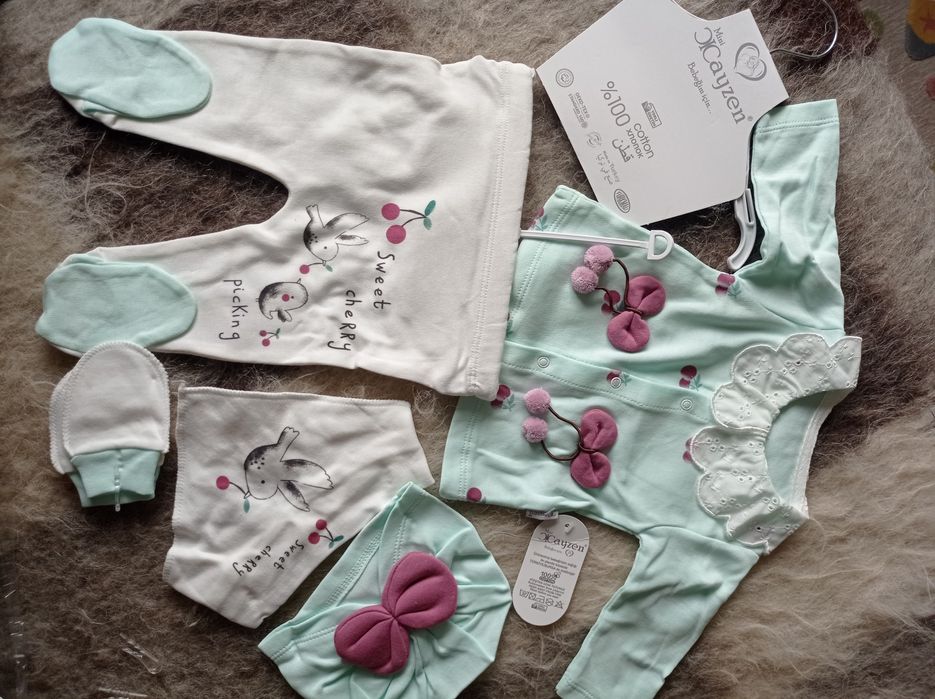 Комплекты одежды малышам 100%хб Турция