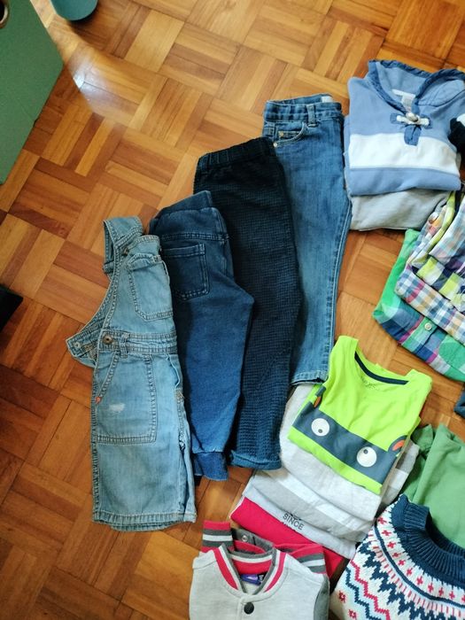 Lote de roupa bebê menino