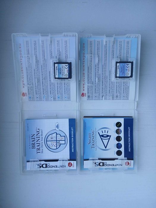 Brain Training + Sight Training Nintendo DS 3DS”