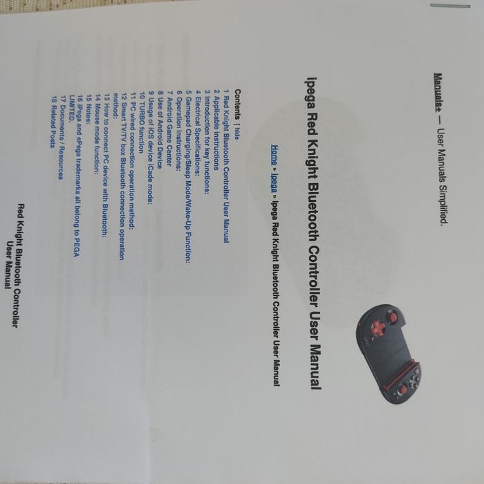 Joystick android, IOS, Windows, bluetooth