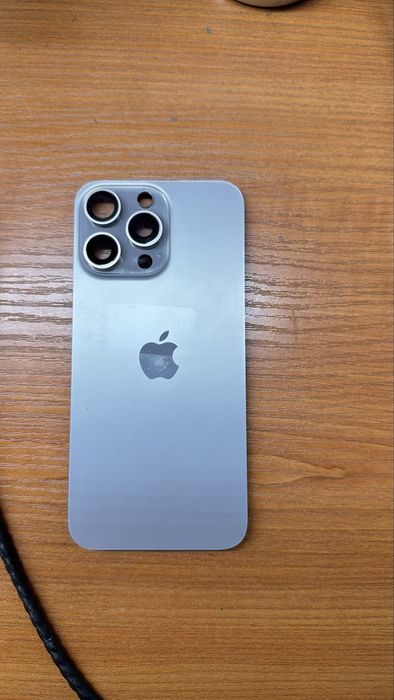 Задня кришка iPhone 15 Pro Max Natural Titanium, 15 про макс