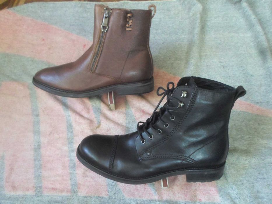 Ботинки демисезон Guess/берцы кожа